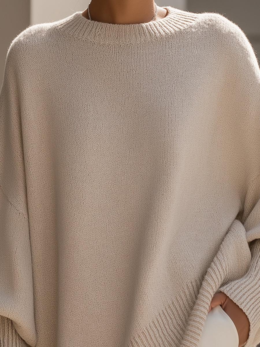 Aster | Oversized Poncho Sweter