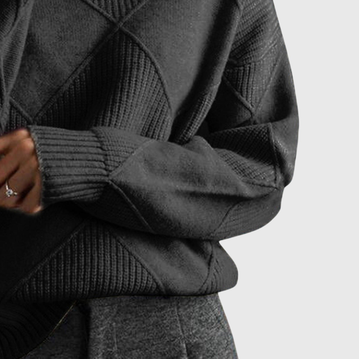 Angela™ - Sweter z golfem