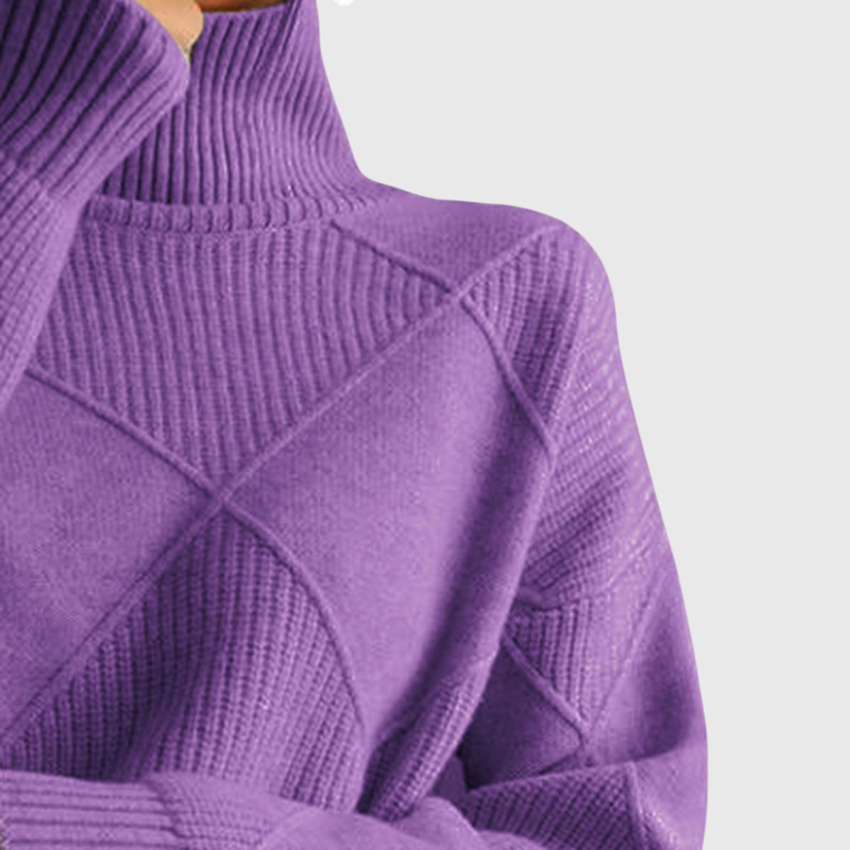 Angela™ - Sweter z golfem