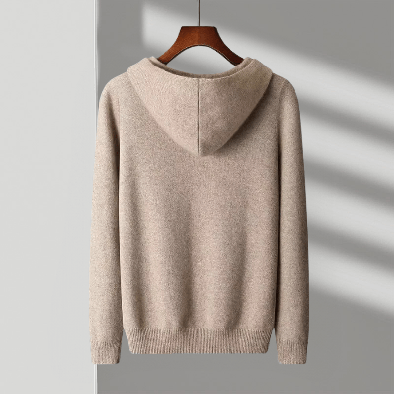 Hoodie z wełny merino Arden
