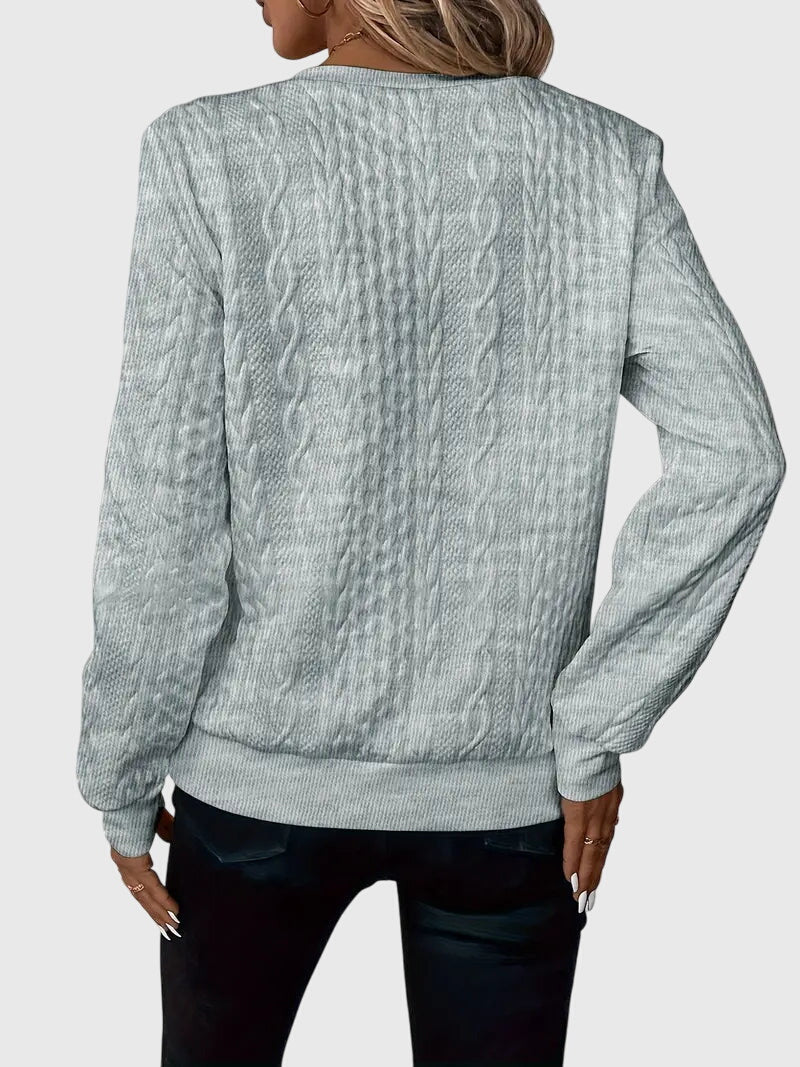 Nora™ | Sweter z zamkiem