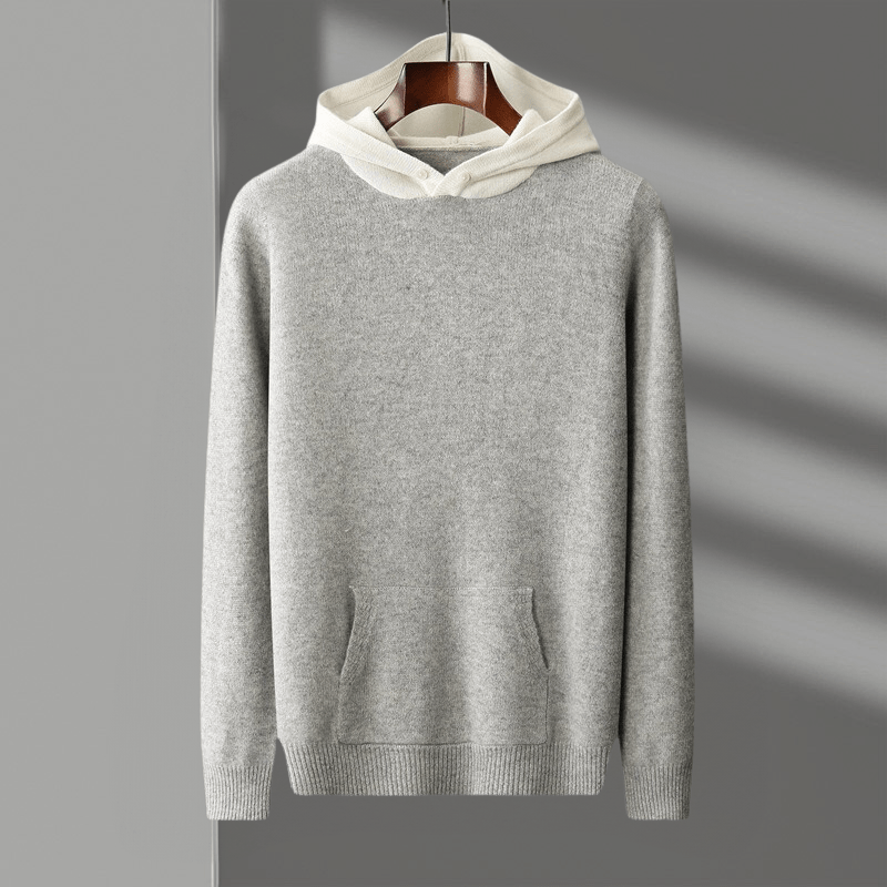 Hoodie z wełny merino Arden