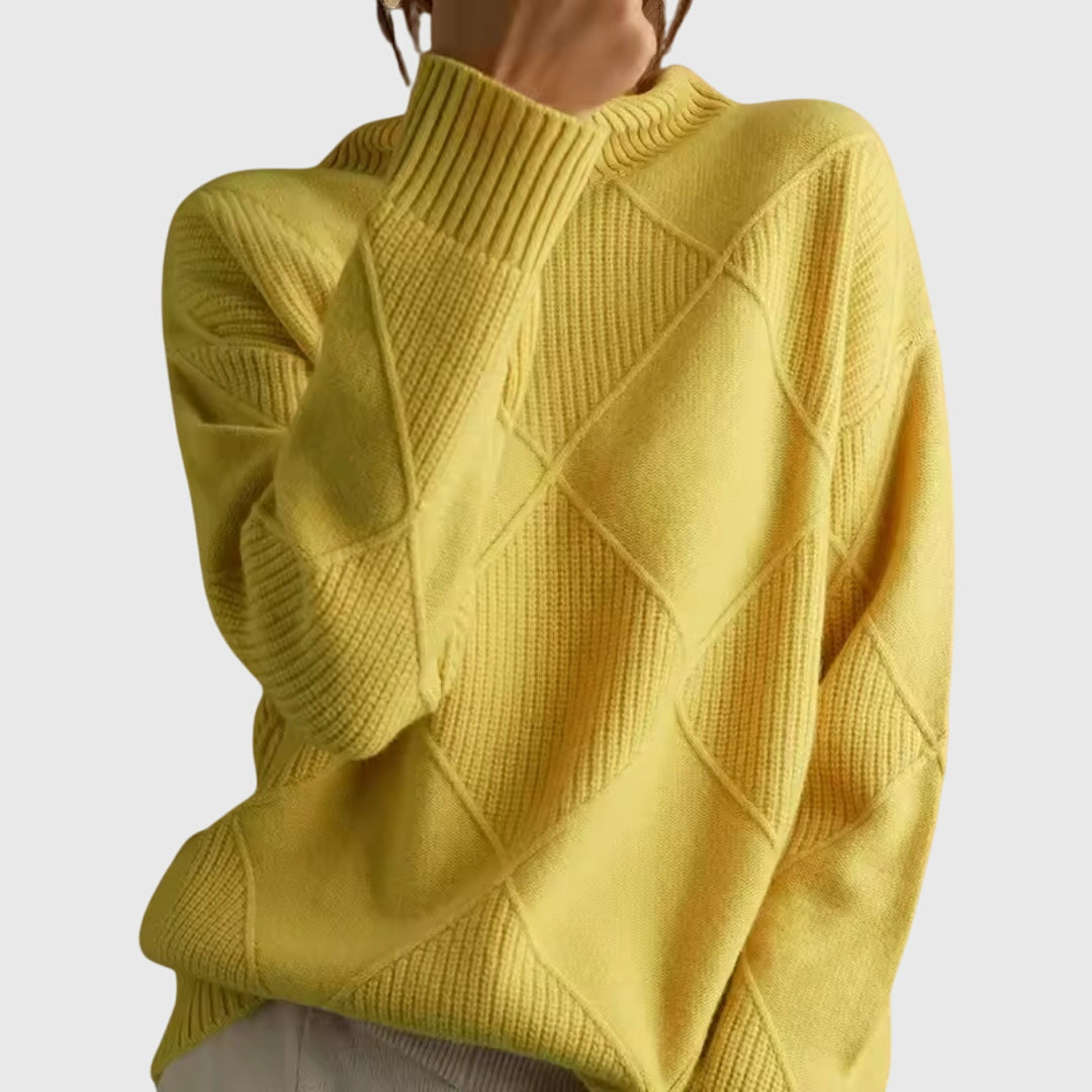 Angela™ - Sweter z golfem