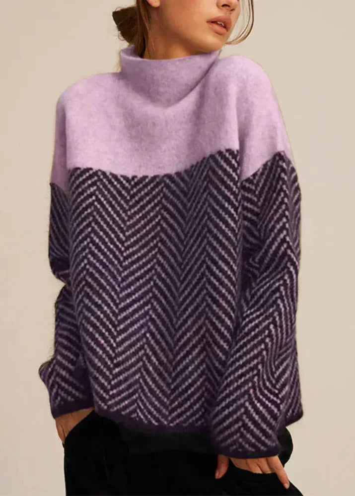 Malene ~ Sweter z golfem