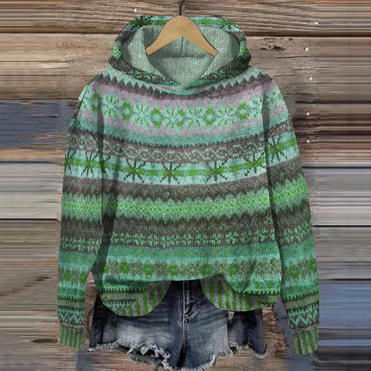 Gaby | Etniczny Retro Hoodie