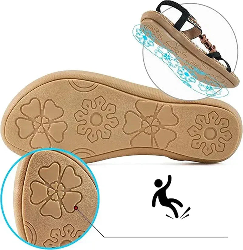 Alivira – Wegańskie sandały ortopedyczne Comfort+ z platformą