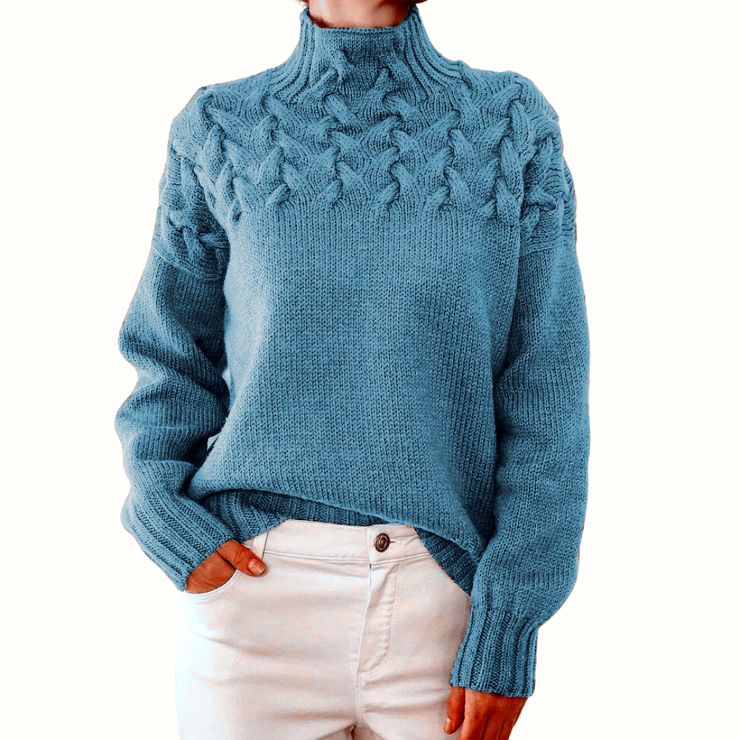 Elena | Ciepły Sweter z Golfem