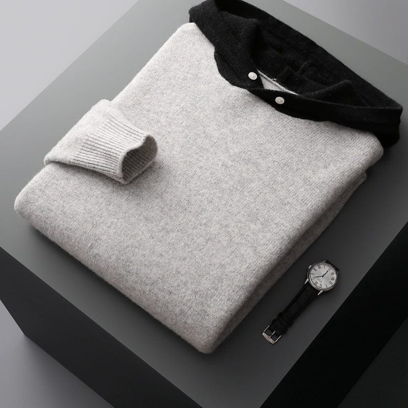 Hoodie z wełny merino Arden