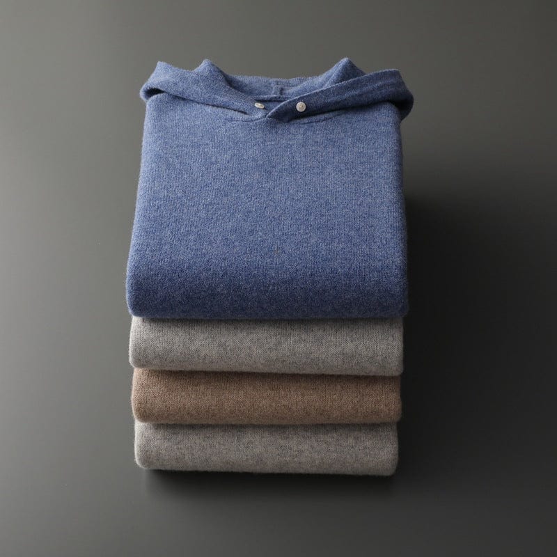 Hoodie z wełny merino Arden