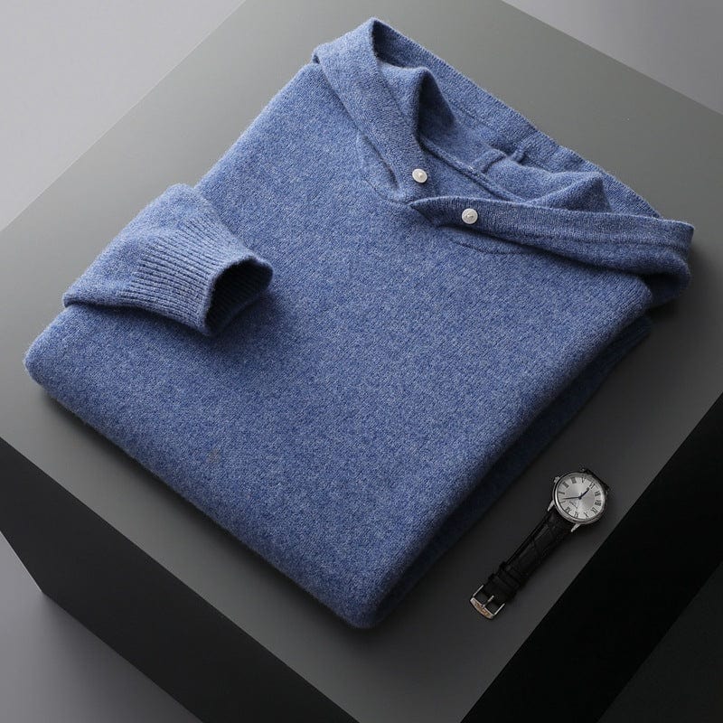 Hoodie z wełny merino Arden