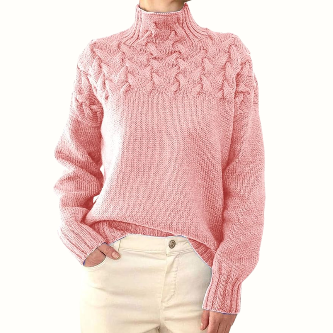 Elena | Ciepły Sweter z Golfem