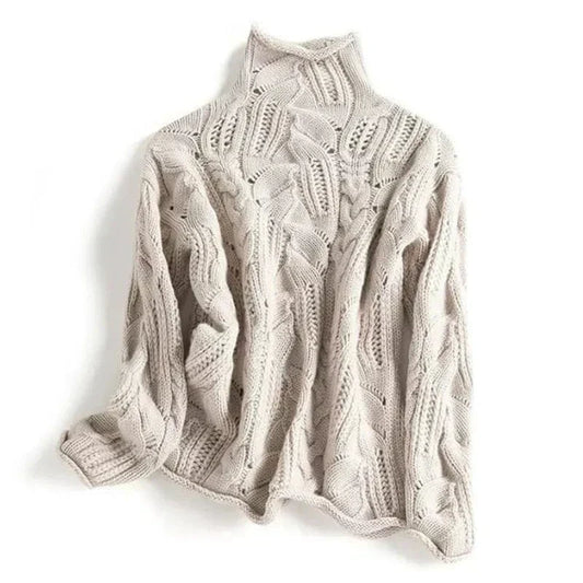 Jennan | Wygodny Sweter z Golfem