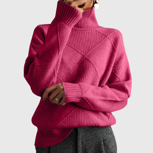 Angela™ - Sweter z golfem