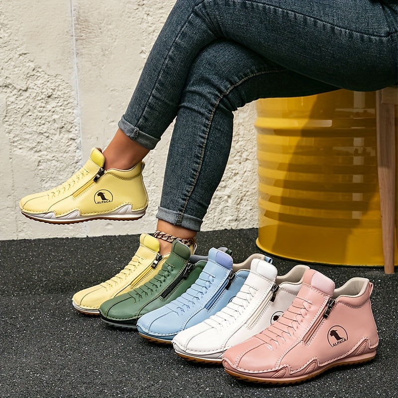 Sirena – Wodoodporne buty z bocznym zamkiem i amortyzowaną podeszwą