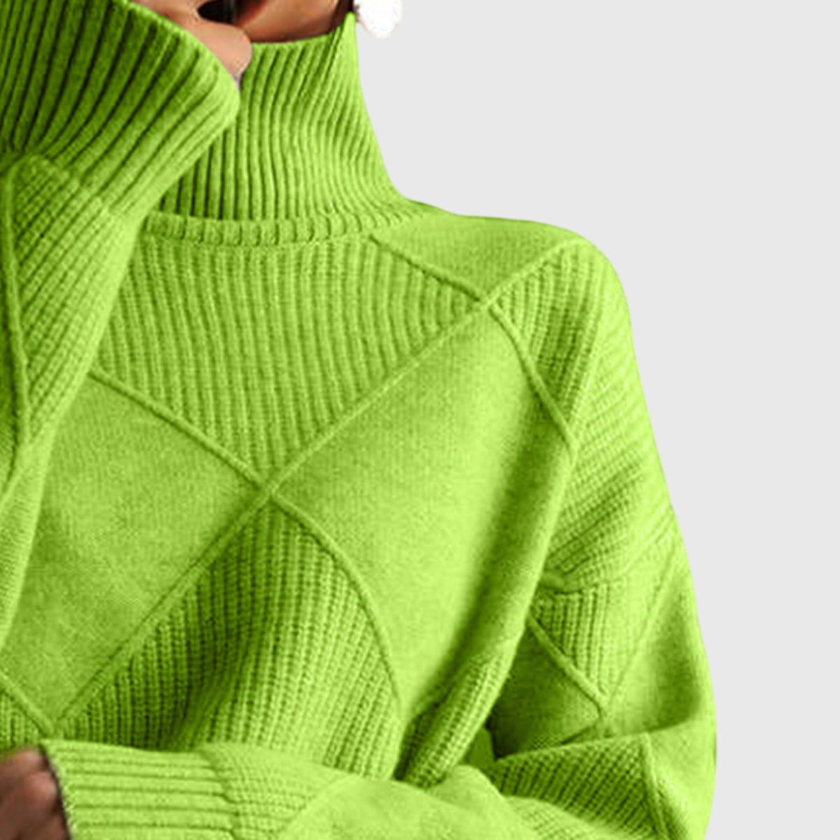 Angela™ - Sweter z golfem