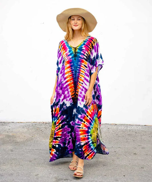 Maja – Letni kaftan z bawełny i lnu