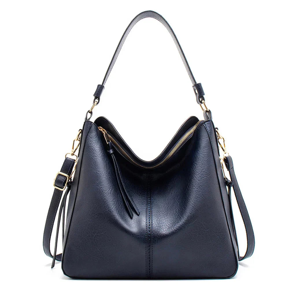 Justyna - Skórzana torba typu hobo