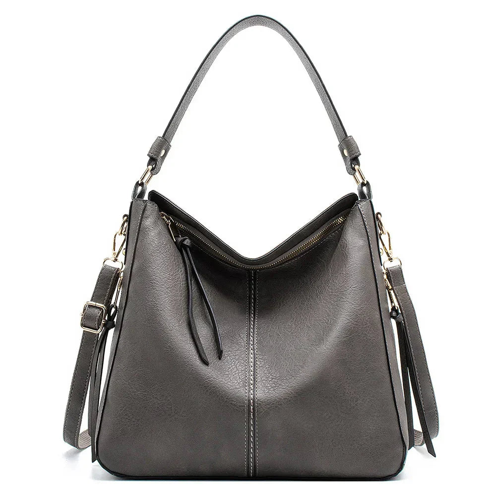 Justyna - Skórzana torba typu hobo