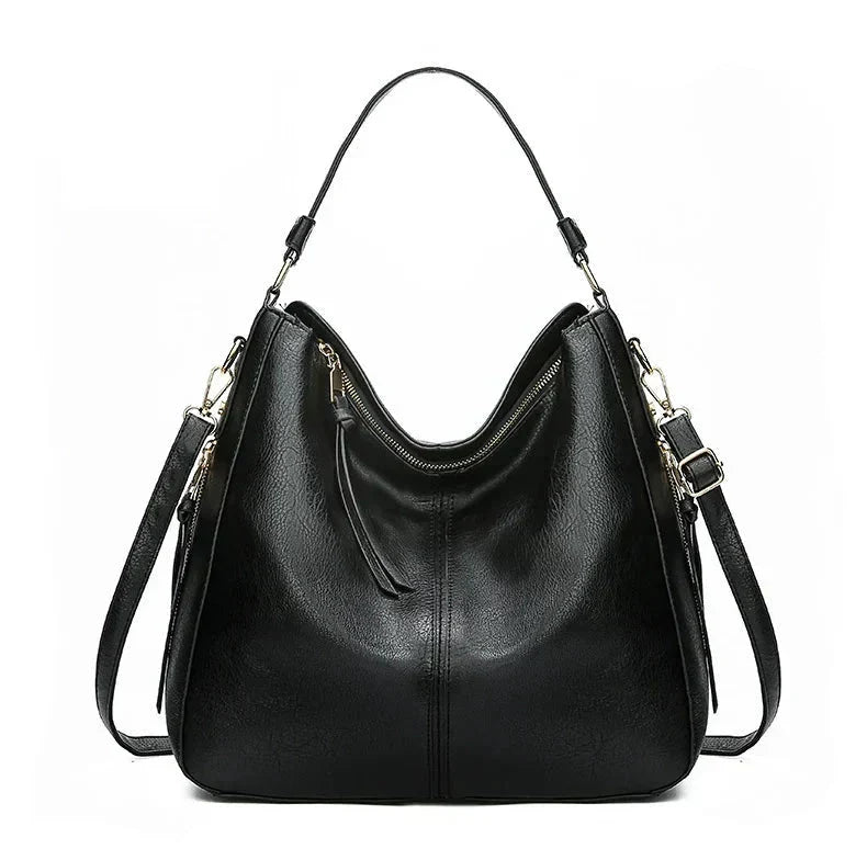 Justyna - Skórzana torba typu hobo